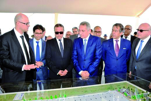 Pose de la première pierre de l’usine AGC Automotive Induver Morocco.